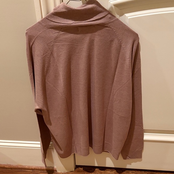 Mango Medium Tan Fine-Knit Turtleneck Sweater/NWT/XL - Picture 15 of 15